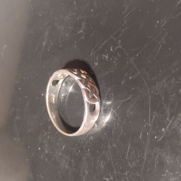 Vintage Estate Sterling Silver 925 Celtic Knot Ring Sz 6 - Picture 5 of 6